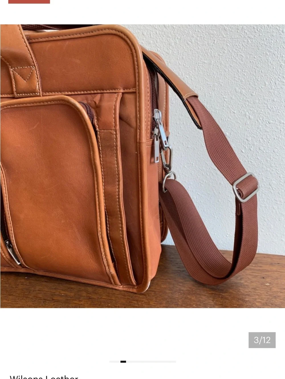 Wilson’s Leather Newport Vaquera Executive Computer Briefcase